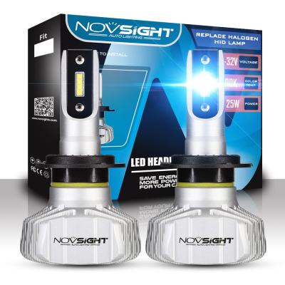 China Novsight Aviation Aluminum A500-N15 New S1 Plus Seoul Y1919 Led Chip 10000LM Car 9005 9006 9007 H1 H3 H4 H7 H11 H13 Led Headlight Bulb For Civic for sale