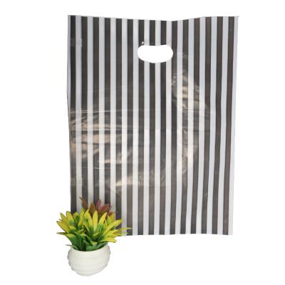 China Hot Selling Impact Resistance Plastic Shopping Bag Cheap Pe Die Cut Plastic Carry Bag for sale