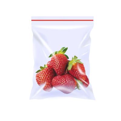 China Small Eco-Friendly Resealable Moisture Proof To Large Flat Clear Transparent PE Zip Lock Food Packaging Plastic Bags for sale