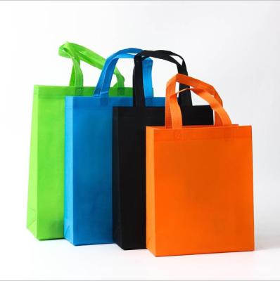 China Multicolor Reusable Promotional Bag Eco-Friendly Non Woven Reusable Shopping Bag With Handle For Customization for sale