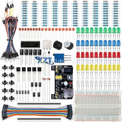 China Wholesale Price Resistor Led Breadboard Starter Kit For DIY Project Resistor Led Breadboard Starter Kit for sale