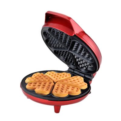 China Adjustable Thermostat Heart Waffle Maker with Nonstick, for Any Breakfast, Lunch, Belgian, Heart Shape for sale