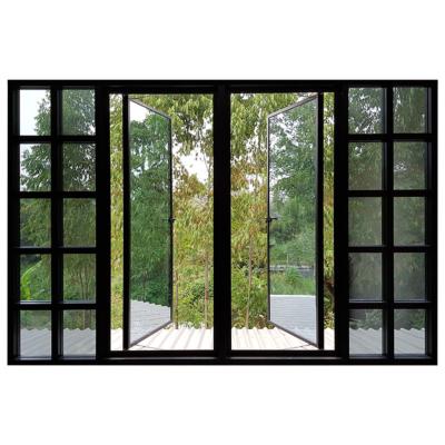 China Folding Screen Saga Designed Aluminum Screen Casement Window for sale