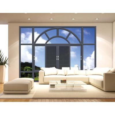 China Saga Aluminum Sliding Double Glazed Sliding Window for sale