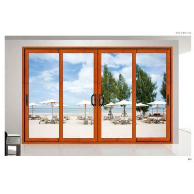 China Sliding Saga Modern Soundproof Aluminum Sliding Window for sale