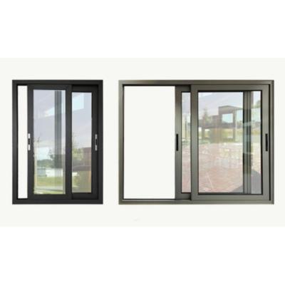 China Low-E Sliding Saga Aluminum Glass Sliding Window And Door for sale