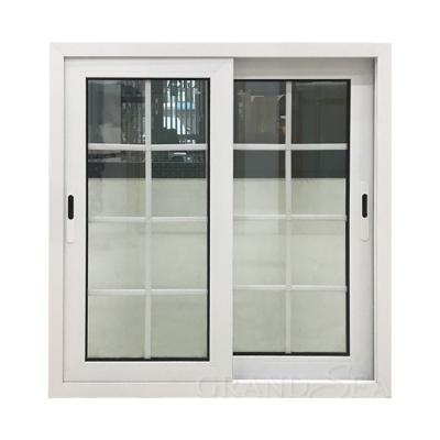 China Screen Saga Roof Skylight View Style Folding White Aluminum Glass Windows and Doors. for sale