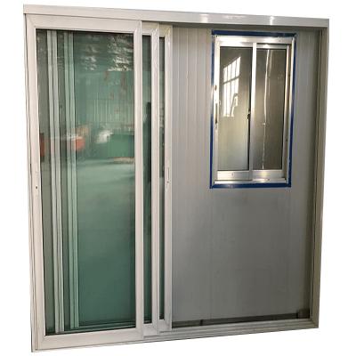 China Sound Insulation Saga Interior French Sound Insulation Large Pile Aluminum Glass Sliding Door for sale