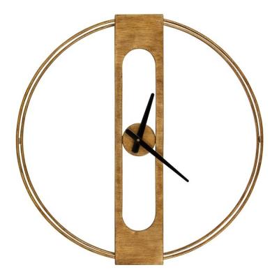 China Antique Style Simple Design Modern Decorative Countless Metal Pendant Art Wall Clock Decor for sale