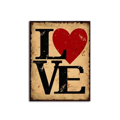 China Wholesale American Love Family Signs For Home Wall Wood Signs for sale