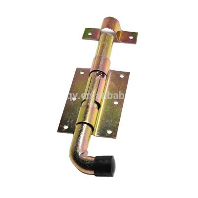 China ZX Industrial Galvanized Zinc Metal Double Latch Door Lock With Barrel Or Rack Plating for sale