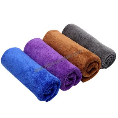 China 420gsm High Quality Polyester And Nylon Microfiber Super Absorption Automobile Detailing Cleaning Drying Towel 30x60cm for sale