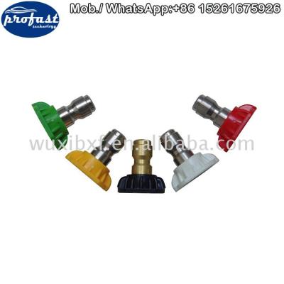 China For High Pressure Spray Gun Pressure Power Washer Spray Nozzle Quick Pressure Washer Jet Tip Set of 5 Pieces for sale