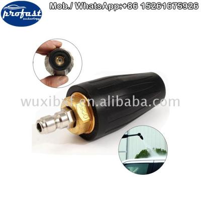 China Car Spray Nozzle Power Pressure Rotary Turbo Turbo Wash High Pressure Seal Equip 3000 PSI Turbo Jet for sale