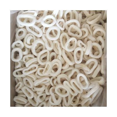 China FROZEN high quality delicious seafood squid ring restaurant performance frozen squid ring for sale