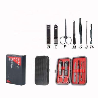 China Durable Factory Price Personal Care Carbon Steel Nail Manicure Set Tools for sale