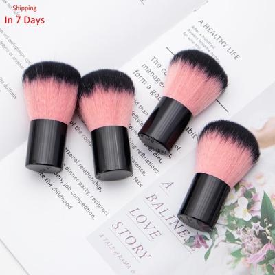 China Angular Blush Single Vegan Makeup Multifunctional Artificial Hair Cosmetic Brush for sale