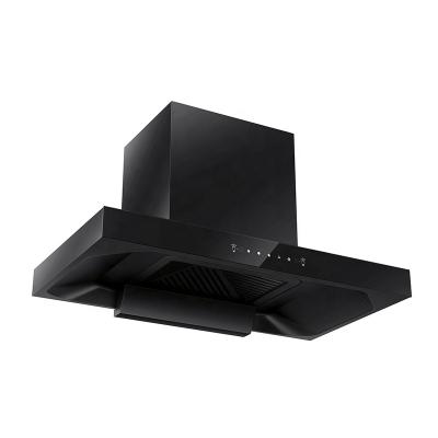 China Wall Mounted Kitchen Hood Fan Smoke Chimney Range Hood Auto Clean Exhaust Cooking Hood for sale