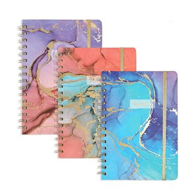 China 2023 Amazon A5 Schedule Planners Stone Paper Notebook Goal Diary Agenda Spiral Spiral Coil Printed Monthly Notebooks for sale