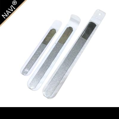 China Stainless Steel Nail Polisher Buffer Manicure Double Sided Metal File for sale