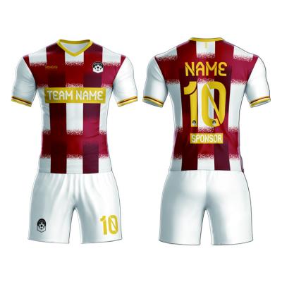 China New Designed Sets Europe Style Sublimated Soccer Jerseys For Soccer Team Customization for sale