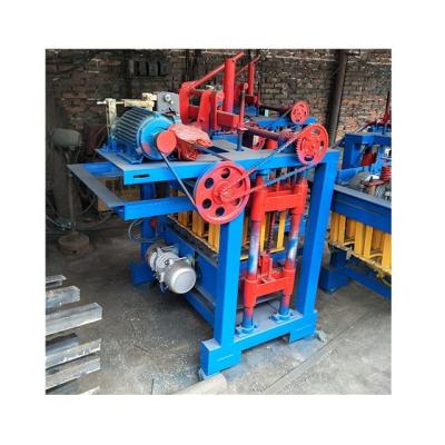 China Hotels Factory Direct Sale Four Pillar Guide Material Manual Brick Cement Scratch Brick Making Machine for sale