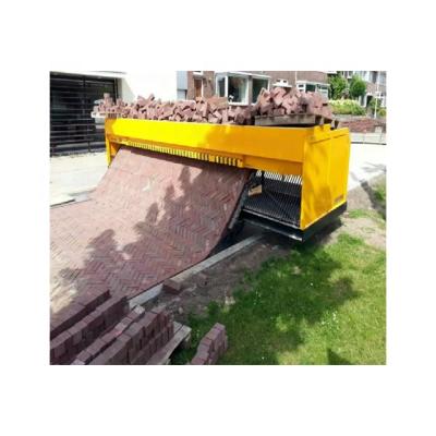 China Hotels Ground Construction Sidewalks Automatically Leveled Sidewalk Brick Paver Machine for sale