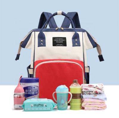 China Newest Fashion Eco-friendly Multi Function Backpack Mummy Nylon Maternity Tote Bag For Baby Diaper Bag 2020 for sale