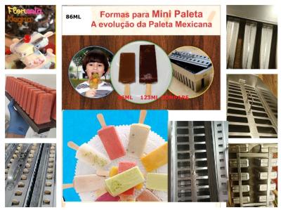 China Icy pop molds box metal ice cream molds set stainless steel with stick holder stick aligner paleta shape for sale