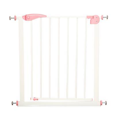 China Protect Baby Safety Baby Gates For Stairs Kids Children Safety Gate Easy Install Metal Child Gate With Pressure Mount Fastener for sale