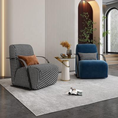 China Nordic Light Sofa Chair Luxury Leisure Chair (The Other) Adjustable Simple Modern Simple Lazy Living Room Bedroom Balcony Small Chair for sale