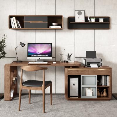 China Modern Contracted Modern American Office Computer Desk Corner Desk Combines Nordic Study Home Office Bookcase Furniture for sale