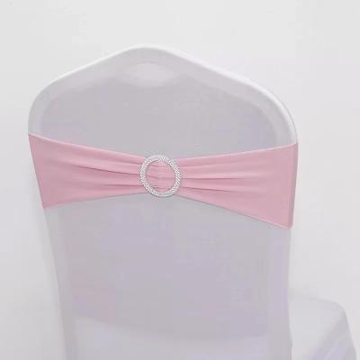 China Wholesale Disposable Chair Decoration Spandex Chair Sash For Wedding for sale