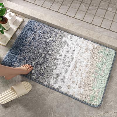 China Viable High Quality Color Change Sleek Style Micro Fiber Bath Mat for sale