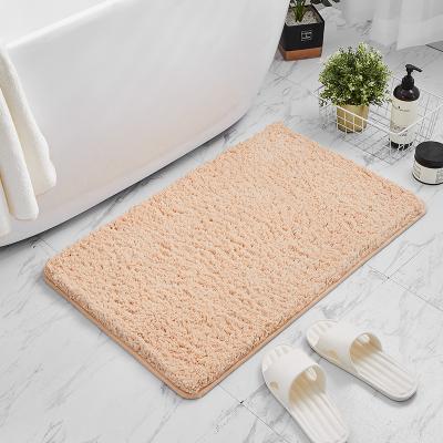 China High Quality Sustainable Bath Mats Mat For Bathroom Non-Slip Absorbent Microfiber Bath Covers for sale