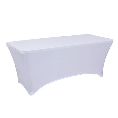 China Waterproof Rectangle Spandex Table Cover For Wedding , Stretch Table Cover For Party for sale