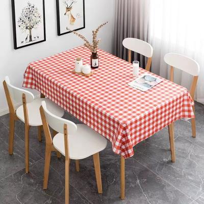 China Waterproof Pvc Party Waterproof Tablecloth , Plastic Table Cloth For Outdoor Wedding for sale