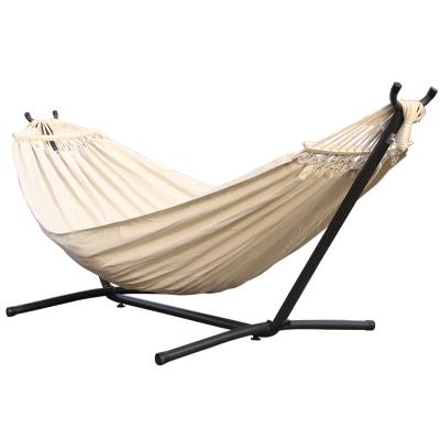 China Modern Hot Supply Anti-rollover Direct Manufacturer Amazon White Canvas Hammock With Stand Removable Easy To Carry for sale