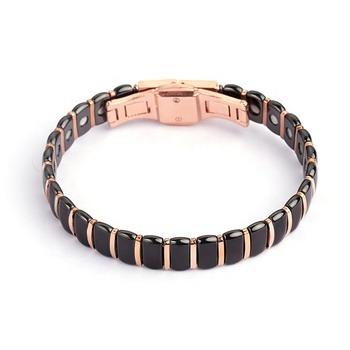 China Fashion China Factory Directly Sale Staainless Ceramic Steel Bracelet 18 Ceramic White Gold Ceramic Steel Bracelet for sale