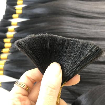 China Virgin Hair Bulk Material Wholesale Raw Bundles 100% Raw Indian Unprocessed Human Hair Bulk Vendors for sale