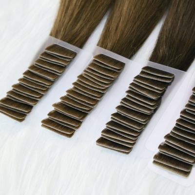 China 100% Hand-tied Injected Seamless Virgin Hair Tape Hair Extensions, Seamless Skin Weft Invisible Tape In Hair Extensions for sale