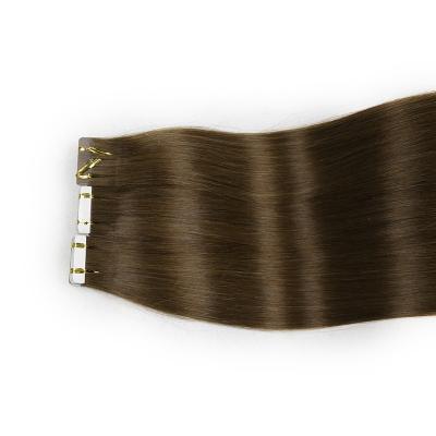 China 100% Luxury Virgin Hair Tape In Hair Extensions, Wholesale Invisible Double Drawn Virgin Remy Hair Tape In Hair Extension for sale