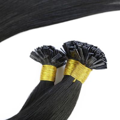 China Wholesale 100% Human Hair Pre Bonded Flat Tip Hair Extensions 100% Virgin Keratin Raw Hair Makeup Brushes Flat Tip for sale