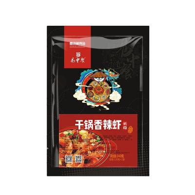 China Plasticky Competitive Price Packing Good Quality Fried Shrimps In Hot Sauce Grilled Spicy Shrimp Seasoning for sale