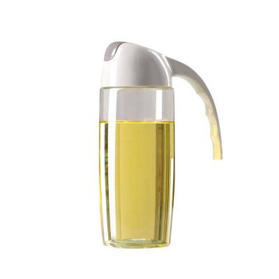 China Nordic Leakproof Automatic Clamshell Design Soy Sauce Vinegar Glass Bottle 300ml 600ml Automatic Opening and Closing Oil Bottle for sale