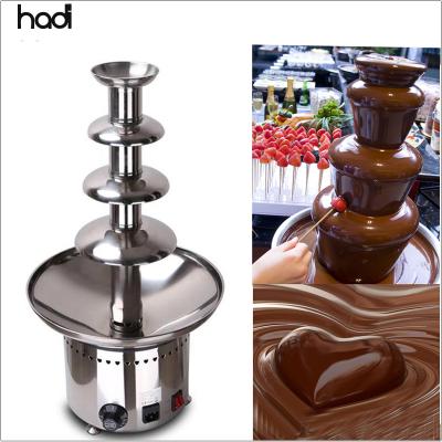 China Luxury Wedding Equipment 4 Tier Stainless Steel Commercial Chocolate Supply Fountain For Sale In Divisoria for sale