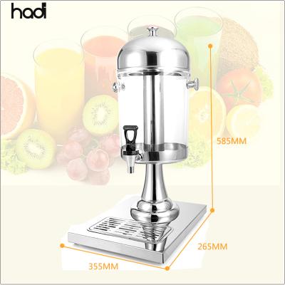 China Modern Other Hotel Restaurant Supplies Factory Single Beverage Dispenser Commercial Plastic Juice Dispenser Beverage Dispenser With Stand for sale