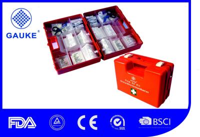 China Orange Color Industrial First Aid Kit For Factory Wall Mountable for sale