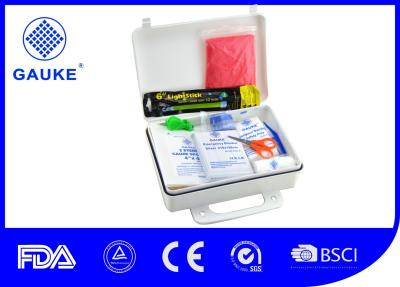 China Full Contents Bushwalking OSHA ANSI First Aid Kit Emergency Hiking Kit Square for sale