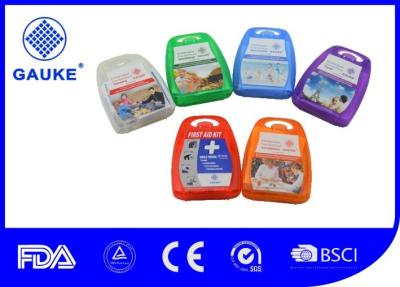 China Mini Hand Carry First Aid Box Various Colors Customized Labels Empty Boxes for sale